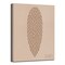 Crafted Creations Brown and Beige Minimal Pinecone II Canvas Thanks Giving Wall Art Decor 40" x 30"